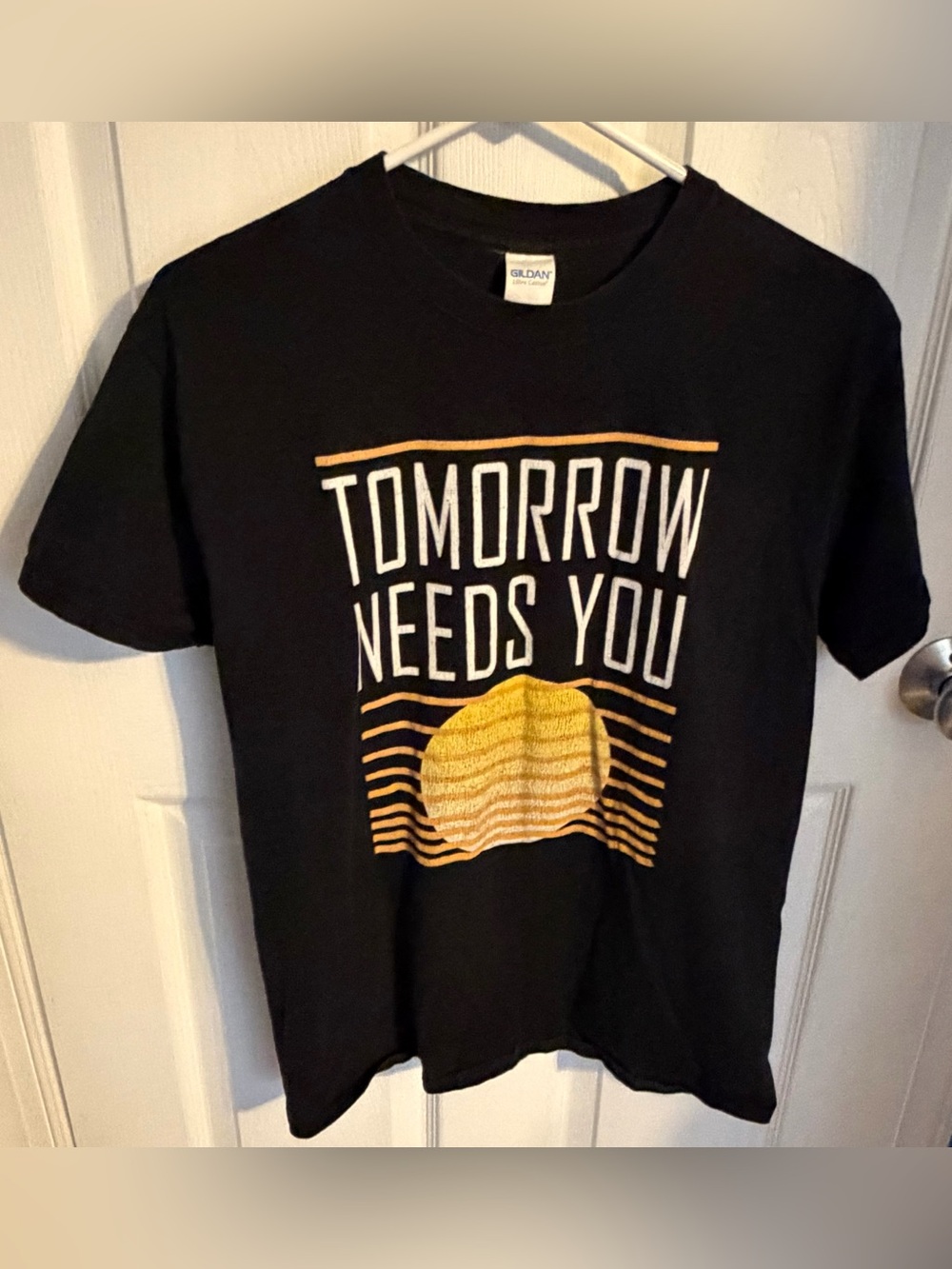 T-shirt Black "Tomorrow Needs You”, Men’s Size Medium